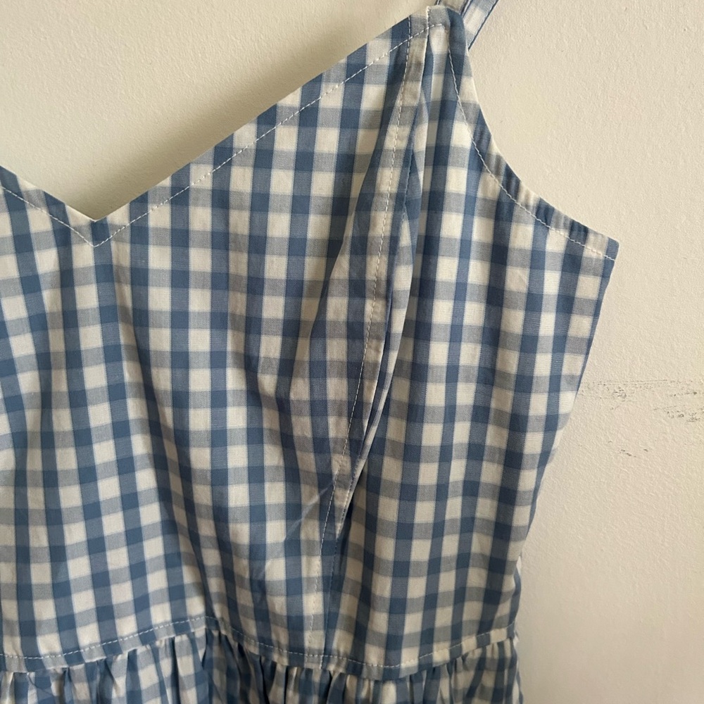 Gap Blue Gingham Spaghetti Strap Maxi Dress - Women - Picture 4 of 11